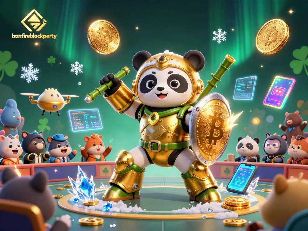 Captivating scene of bonfireblockparty gaming action with vibrant digital elements.
